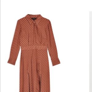 Topshop Dot Print Dress